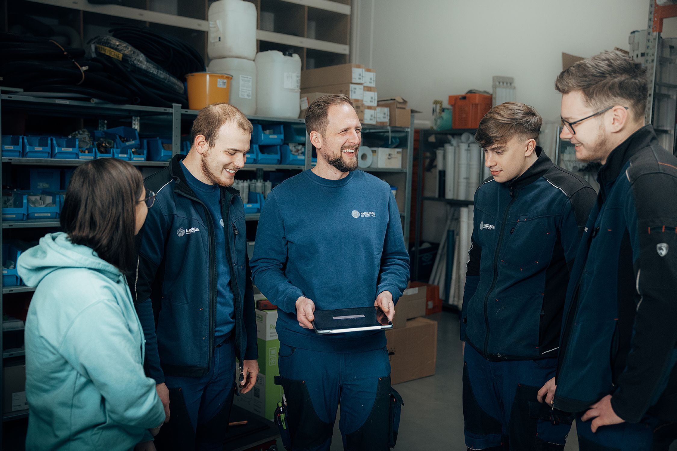 Diesel SHK Team bei der Arbeit Bild 09